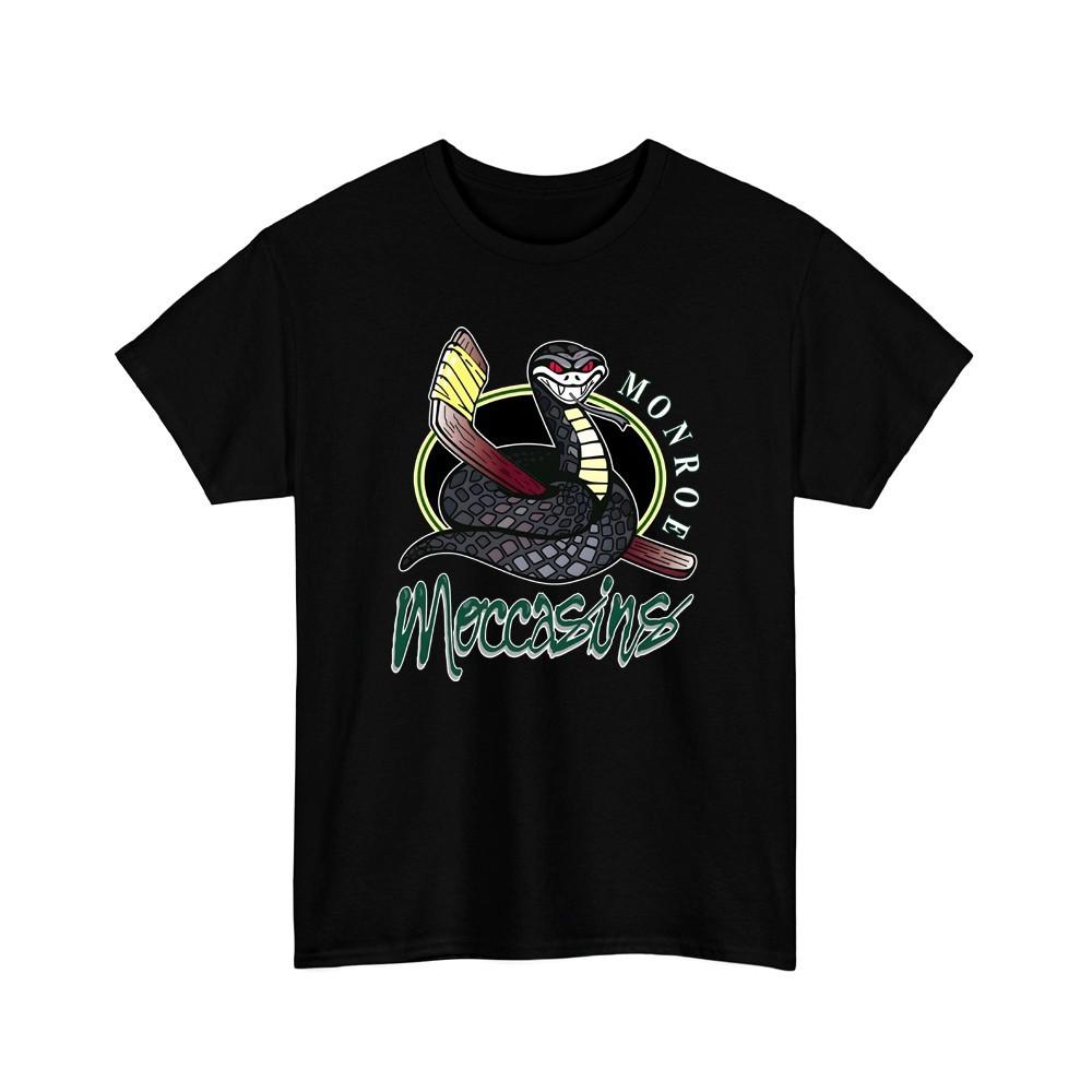 Monroe Moccasins Western Professional Hockey League Team Size S to 5XL L