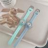 Silicone Strap Quartz Watch Quartz Movement Watch Creative Women's Watch  Gift
