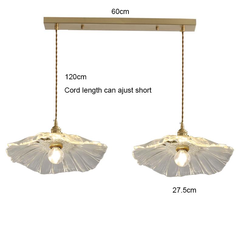 French Restaurant Chandelier American Garden Simple Coffee shop Light Luxury Senior Sense of Complex Creative Lotus PendantLamp