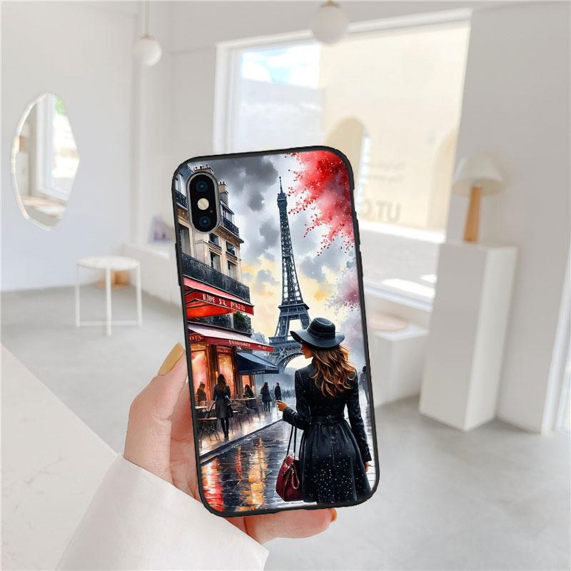 

BF87 Paris Eiffel tower Soft Shell Phone Case for Xiaomi Poco C40 C50 C51 C55 C65 C71 C75 F3 F5 F6 F7 M2 M3 Pro Ultra Poco M2