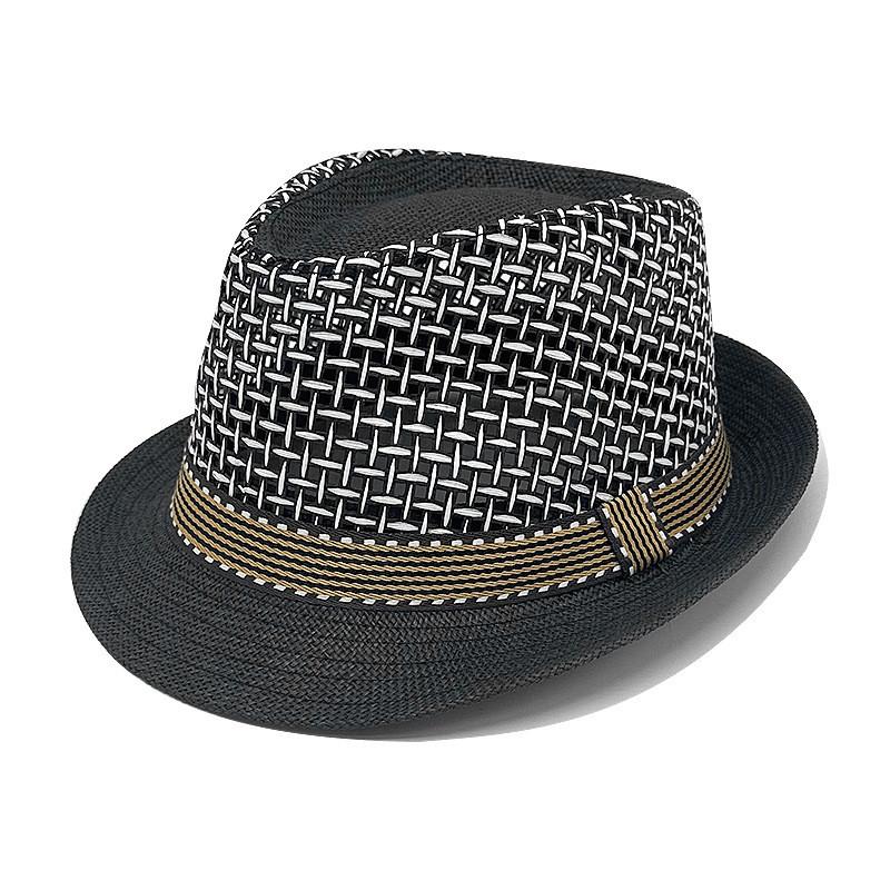 Woven Vintage Straw Hat Sun Protection Cap For Summer Beach And Wear Outdoor