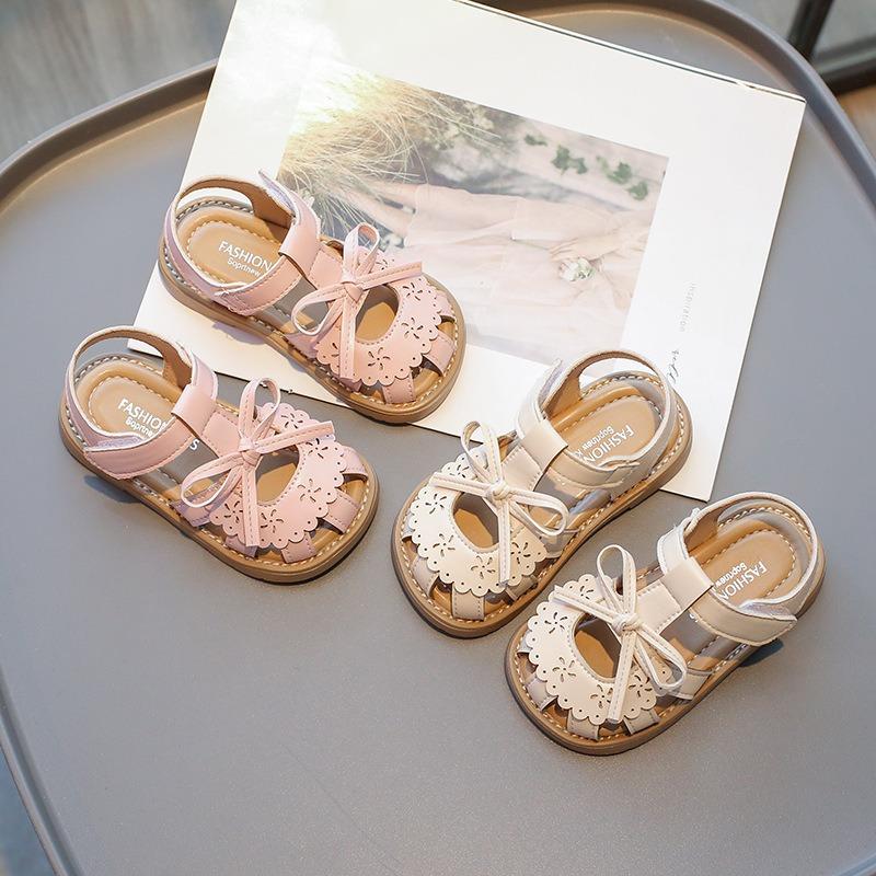 Closed-toe Hollow Out Girls Sandals, Kids Beach Shoes, Toddler Princess Shoes