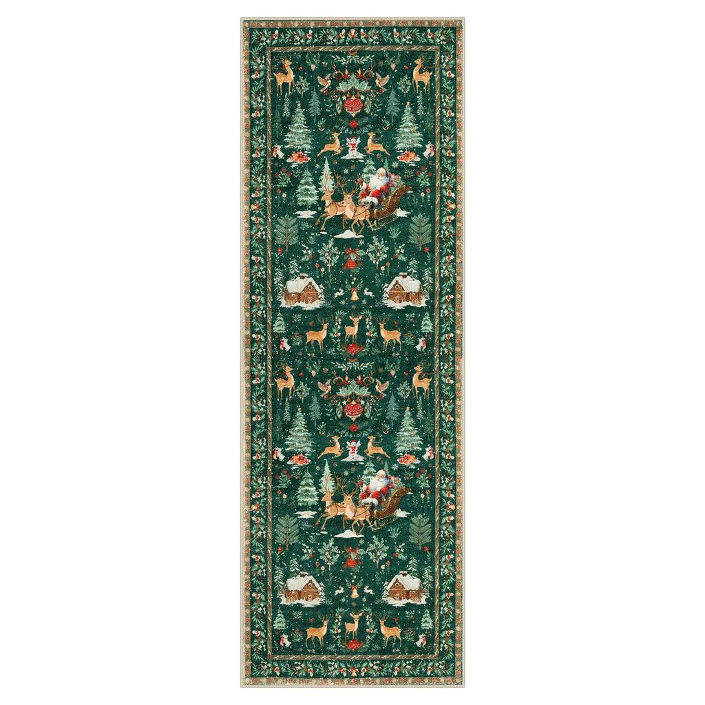 Christmas Decoration Floor Mats For Living Room Corridors, Dirt-resistant And Wear-resistant Carpets