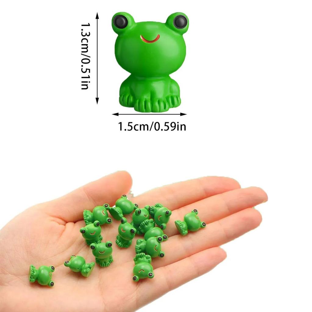 Non-Toxic Moss Micro Landscape Creative Cute Small Animal Frog Little Yellow Duck Doll Decoration Miniature Miniature Ornaments For Diy