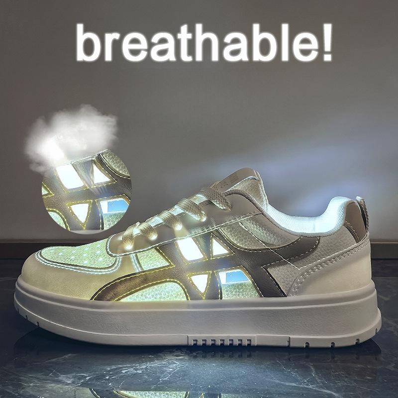 Summer White Shoes New Style of Female Students Hollow Breathable Thick Sole Height-enhancing Casual Shoes