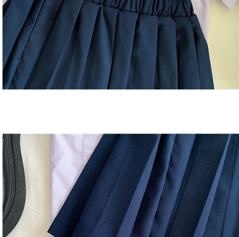 Kinder Schuluniform im Thai-Stil - Jungen & Mädchen College JK Uniform - Kindergarten bis Grundschule Abschlussoutfit
