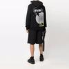 Y-3 FW21 Men's Logo Print Drawstring Pullover Hoodie Black HF7067