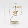 Candle Holder Tea Light Holders Decoration Rotating Candlestick for Livingroom Votive