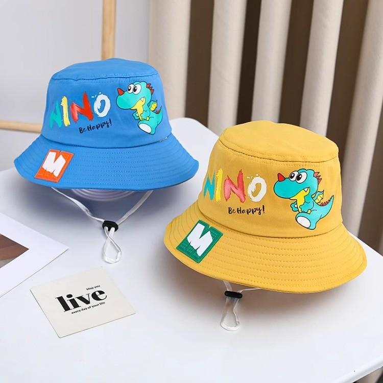 Baby Dinosaur Sun Hat With Wide Brim Cotton Polyester For Spring Autumn Kids Sun Protection