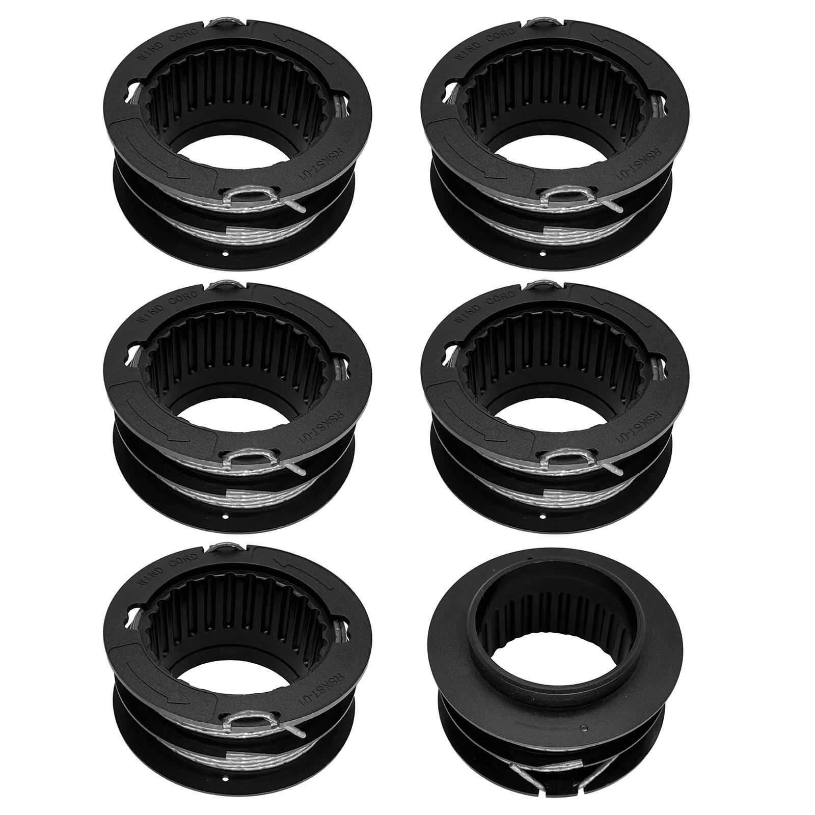 

2905303 6Pcs Replacement Spool for Kobalt KST 130X/KST 130X-06 40V String Trimmer Mower Accessory A