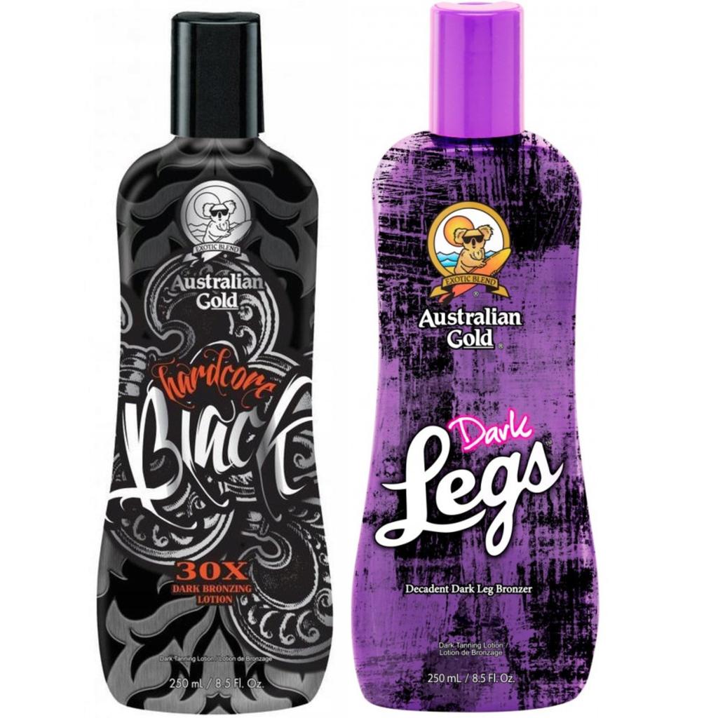 Australian Gold Hardcore Black + Ciemne Nogi Do Nóg