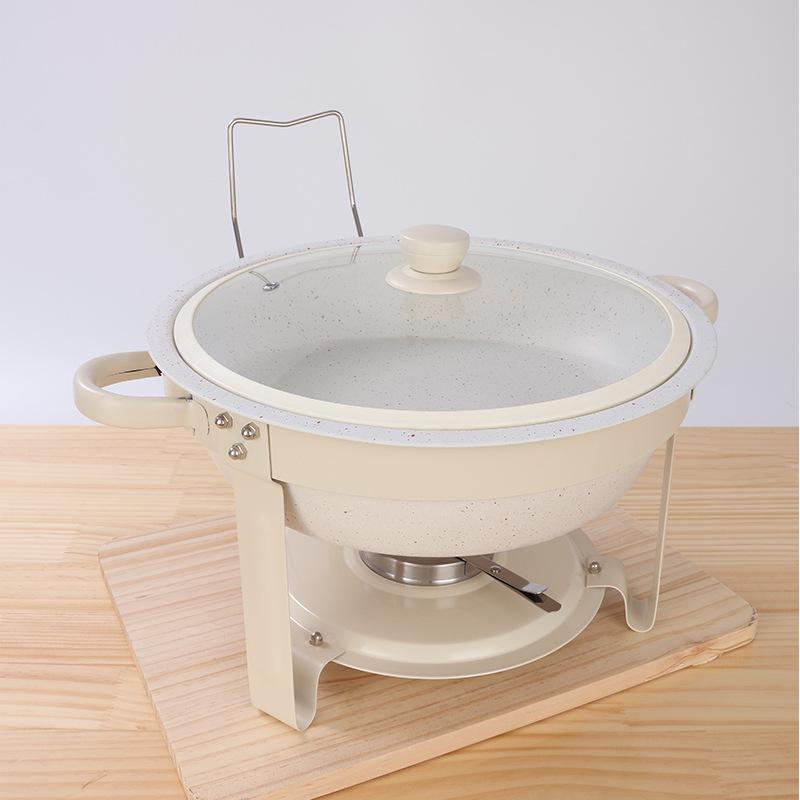 Stainless Steel Chafing Dish Buffet Set with Alcohol Burner