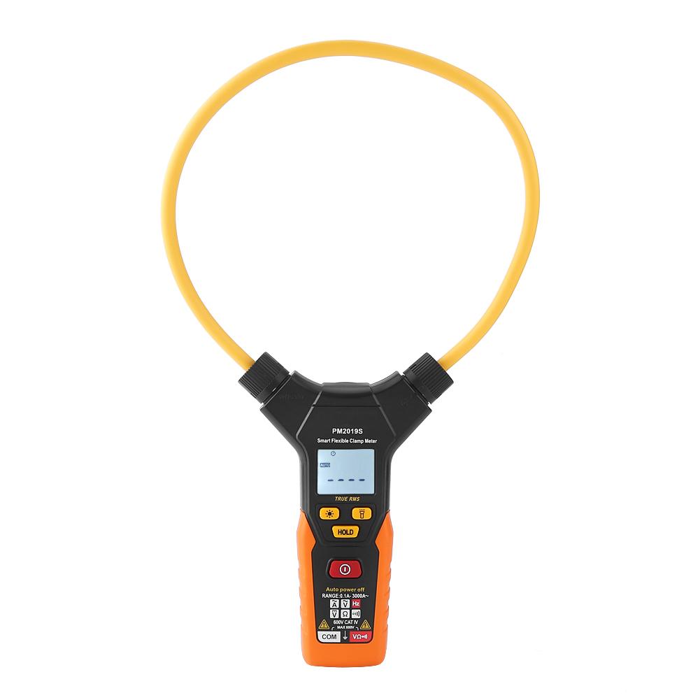 PEAKMETER PM2019S Handheld Digital Flexible Clamp Meter 3000A AC Current Multimeter