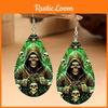 Halloween Themed Horror Skull Pumpkin Pattern Women Earrings For Men And Women Festival Accessory