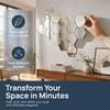 12 Pcs Self Adhesive Hexagon Wall Mirror Sticker Silver Self Adhesive Wall Decal  Sofa Backdrop