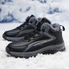 Unisex Outdoor Hiking Shoes Men Women Breathable Slip-Resistant Warm Winter Walking Boots With Cushioned Sole