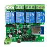 Graffiti Tuya 3-Mode WiFi Smart 4-Channel Power Switch Module with DC7-32V Circuit Breaker & Voice Control.