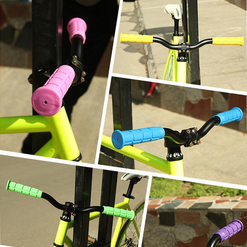 10 Pcs Bike Handlebar Grips, Double Lock Bicycle Handle Bar, for BMX, Mountain, MTB, Beach Cruiser, Scooter, Folding Bike, Soft Non Slip Rubber Hand Grip Comfortable