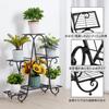 Flower 3 Width Gardening Flower Garden Living Height High Large Stand, Iron, Black, Tiers, 80, Rack, Indoor, Outdoor, Stand, Cute, Houseplants,