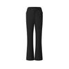 FILA Golf Series Casual Commuting Sports Simple Comfortable Versatile Elastic Flared Knitted Leisure Pants Women bottoms Deep-Black A11W545809FBK