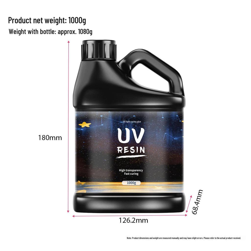 DIY Jewelry UV Drip Glue: Fast-Drying, Odorless, Transparent Crystal UV Curing Adhesive