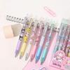 12pcs My Melody Sanrio Creative Cute Family Press Pen Student High-looking Press Neutral Pen Office Signing Pen 0.5mm Black