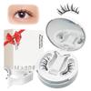 Magnetische Wimpern - Wiederverwendbar, Kein Klebstoff erforderlich, Natürlicher Look, Weich und Geschmeidig, Einfach anzubringen (Mist Black, 23mm)
