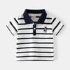 Children's Clothing Summer Kids Stripes Polo Shirt Clothes Summer Clothes Boys' Lapel Short Sleeve T-shirt Baby Boys' Half Sleeve Tops