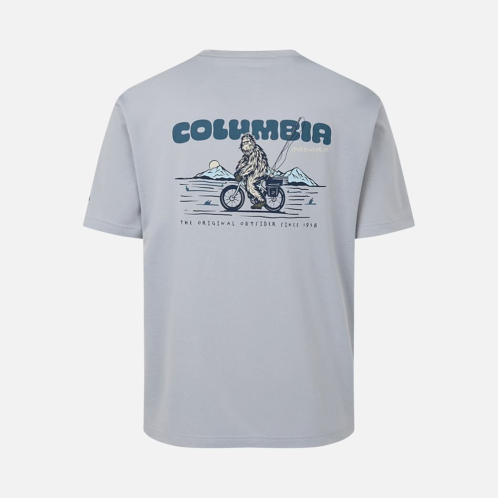 COLUMBIA Unisex Cedar Trail Back Graphic Short Sleeve T-Shirt