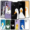 Coque de téléphone pour Xiaomi Mi 17 15 14 13 12 11 Ultra 15T 14T 13T 12T 11T Pro Lite 5G TPU Souple Capas Oie Canard Mignon Jeu Capas