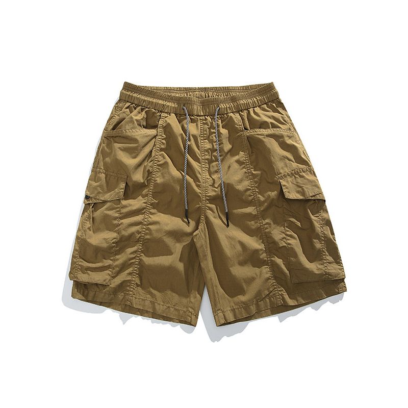 Foreign Trade Surplus Workwear Shorts American Retro Style Men's Summer New Trendy Brand Sports Loose Straight Five-Point Pants