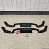 For BMW 2 Series F87 M2 M2C Coupe Competition 2016-2022 Car Rear Bumper Splitter Lip Diffuser V Style ABS Black Bodykits Tuning