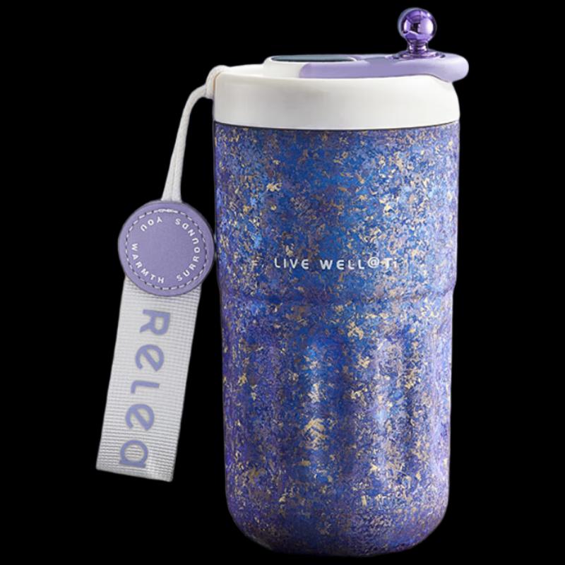 RELEA Digital Display Pure Titanium Thermos Bottle