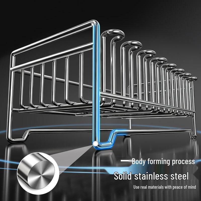 Multifunctional Stainless Steel Kitchen Dish Rack