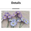 3PCS/Bundle Sunflower Daisy Artificial Flower 3D Printed Real Touch Flowers  Party Supplies