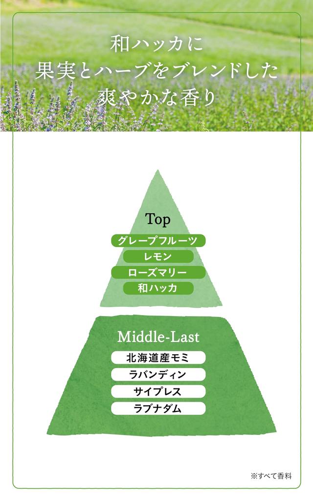 Natural Island Japanese Mint Refreshing Refreshing with an Invigorating Treats Stickiness and Made In Japan Shampoo, 400ml, Scent, Odor,