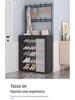 Multi-layer Dustproof Shoe & Hat Rack: Floor-standing Coat Rack & Storage Shelf for Living Room or Entryway
