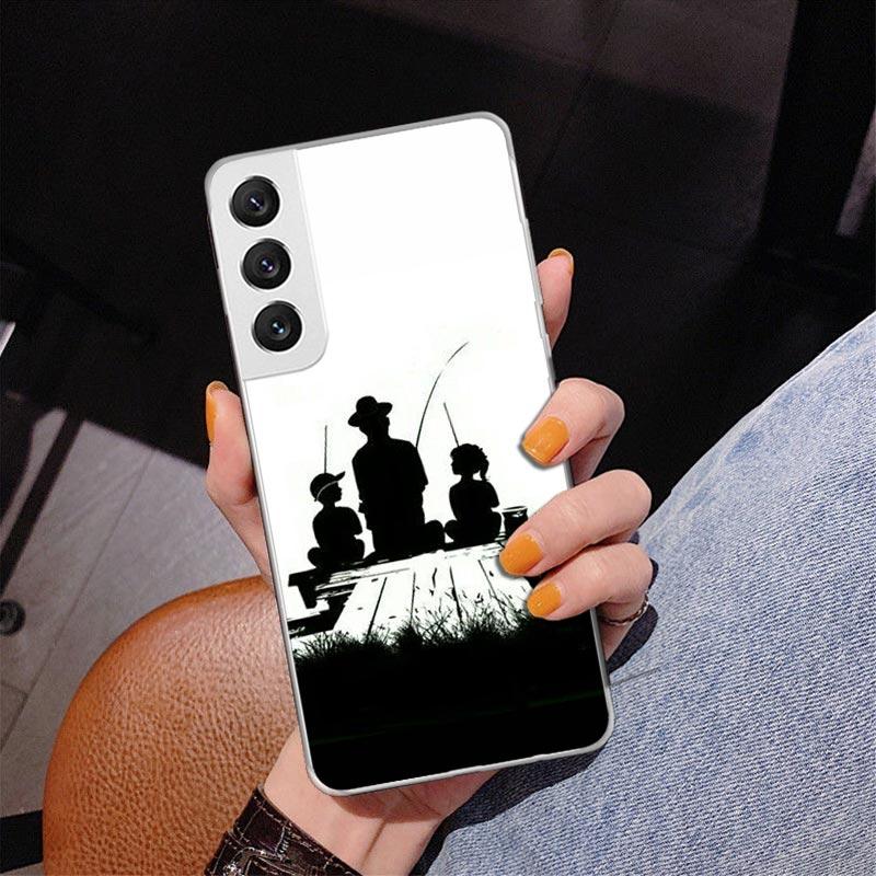 

Hunting Fishing Man Phnoe Case for Samsung Galaxy S26 S25 Edge S23 S24 Ultra S22 Plus S21 S20 FE Unique Cover Soft Coque Galaxy Samsung S21
