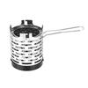 Portable   Outdoor Folding Metal Hting Gas Stove Cover Camping Hiking Accessory