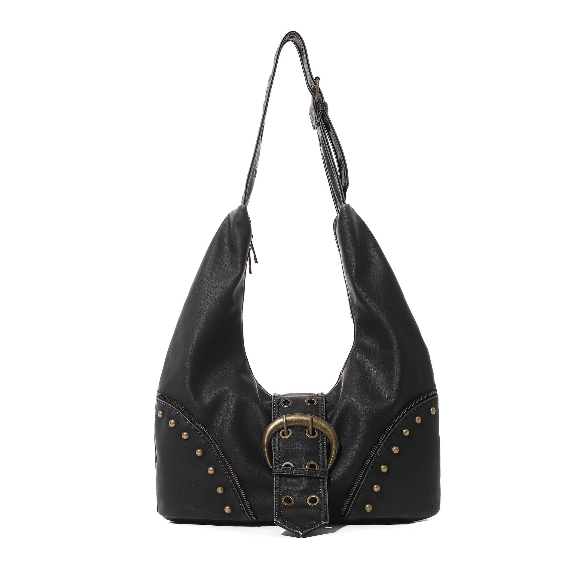 

Women s Niche Casual Underarm Tote - 2025 Autumn, Large Capacity, Versatile Shoulder Bag 31cm x 7cm x 20cm чорний
