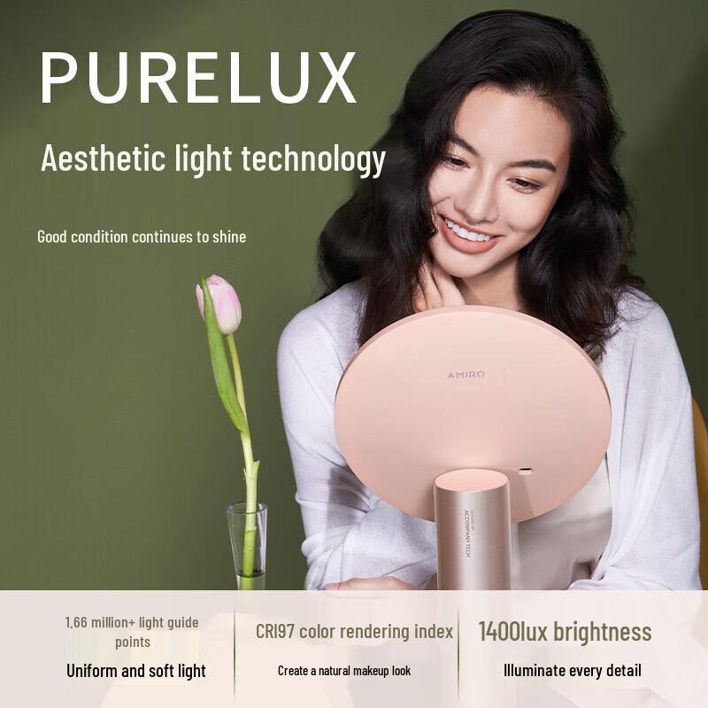 AMIRO O2 LED Smart Vanity Makeup Mirror CN Plug (adapter Included)