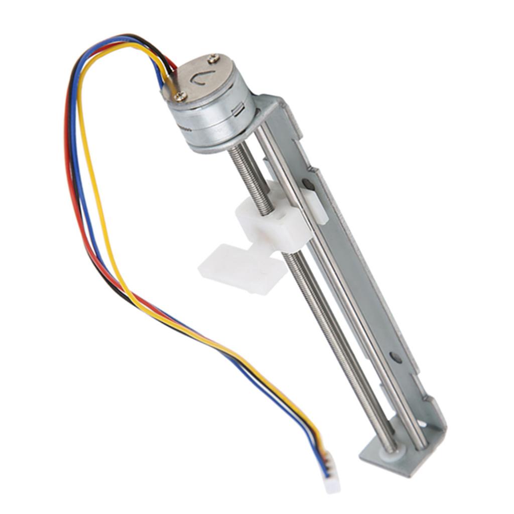 2‑Phase 4‑Wire Linear Stepper Motor Screw Slide Table 4‑9V Drive Voltage 18 degrees Step Angle