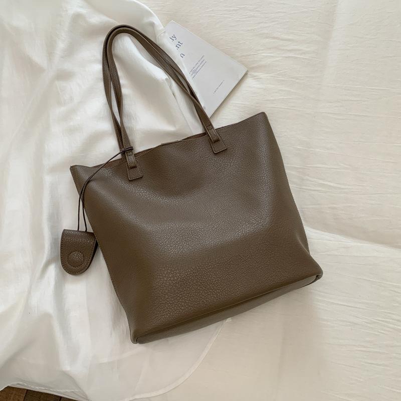 Large Capacity Bag Women's 2025 New Trendy High-end Light Luxury Niche Shoulder Bag Commuter Tote Bag Mother and Child Bag