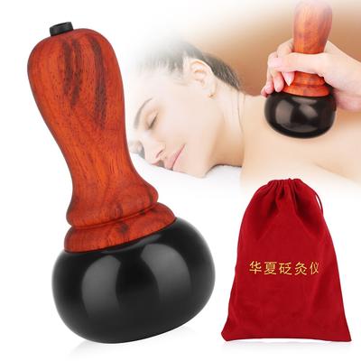 PASTSKY Hot Stone Elektrisches Gua Sha Massagegerät Naturstein GuaSha Kratzen Nacken Gesichtsmassage Entspannen Sie die Muskeln Hautstraffung Spa