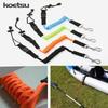Elastic Inflatable Kayak Tie Rope Multicolored SUP Paddle Leash  for Kayak Canoe