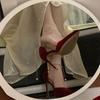 Fransız sivri süet inci yüksek topuklu kadın stiletto yetişkin hediye çanta başlı sandaletler gelin şovu he bordo düğün ayakkabıları