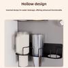2/3/4 Slot Magnetic Cup Holder Carbon Steel Space-Saving Tumbler Organizer Easy To Install Kitchen Storage Rack Home Use