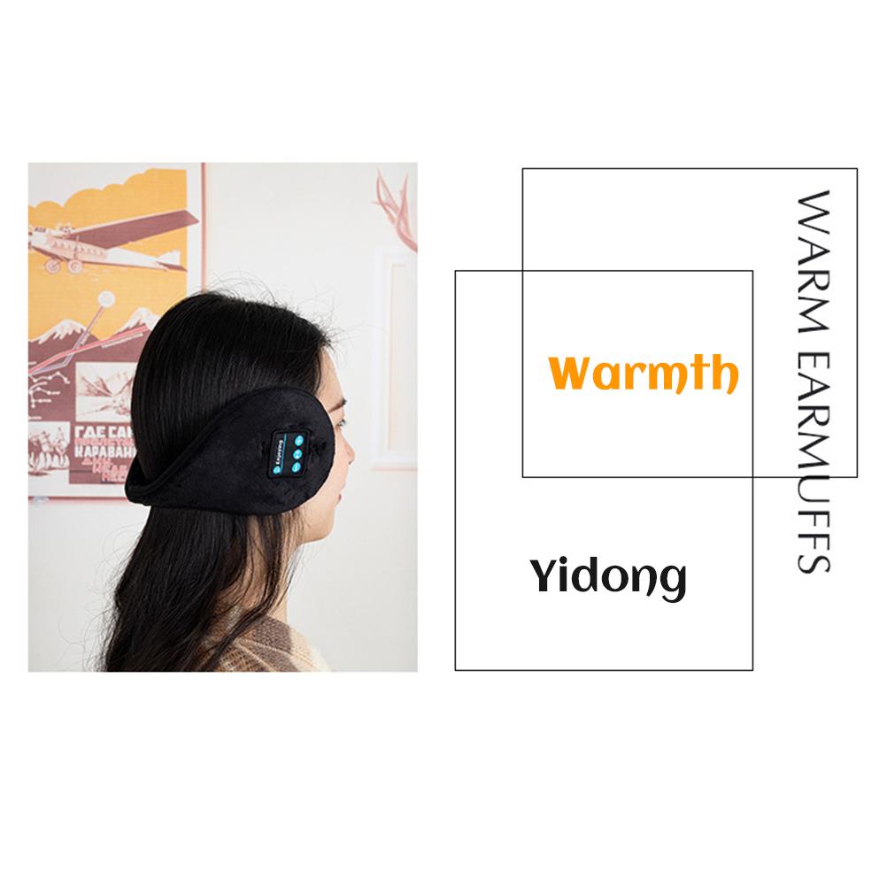 Bluetooth Earmuffs Ear Warmers for Women Men Kids Wireless Ear Muffs Headphones Built In Speakers