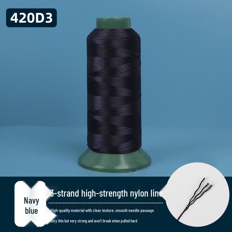 Многоцветная высокопрочная нейлоновая швейная нить для штор, диванов, подушек и кожи.