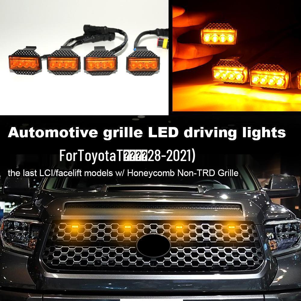 Toyota Tundra TRD Kühlergrill Lichter (2018-2021) - Gelbe Leuchten für den Kühlergrill